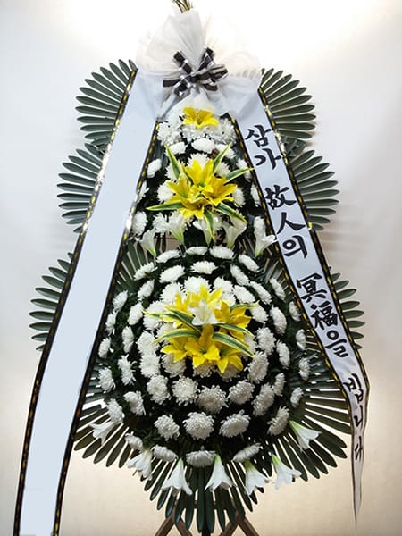 지인분들이 주문하신 추모 화환
